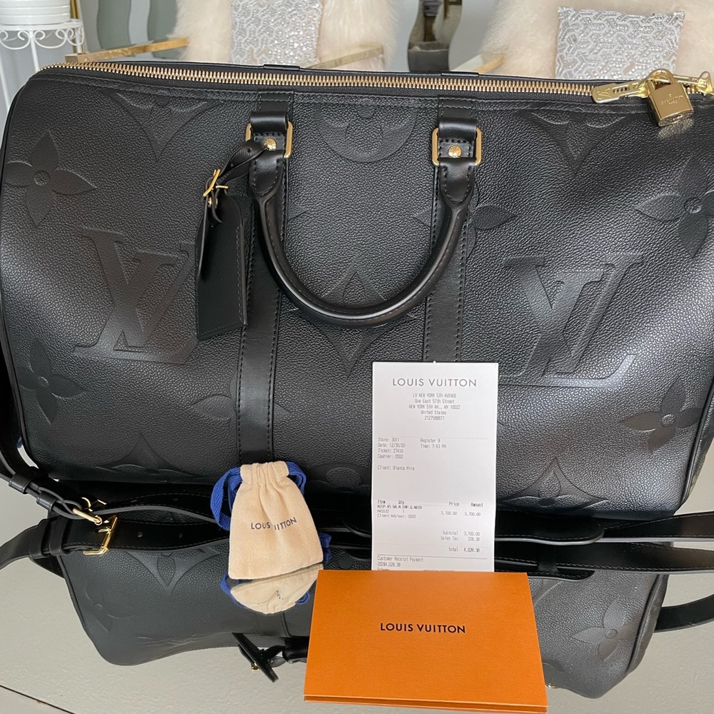 Louis Vuitton weekend bag. Out of stock online and in stores